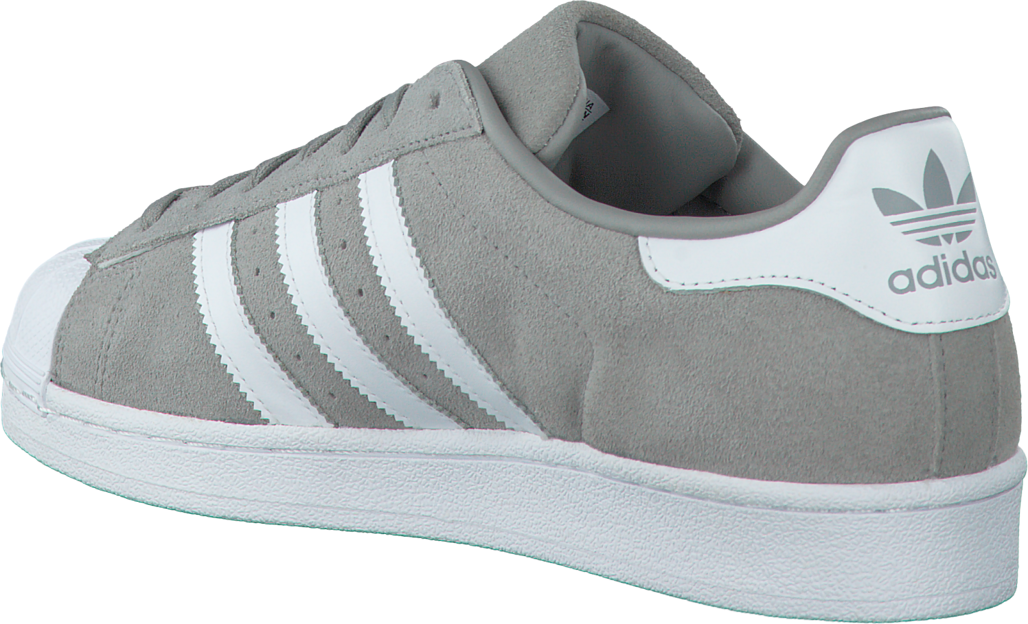 adidas superstar heren grijs