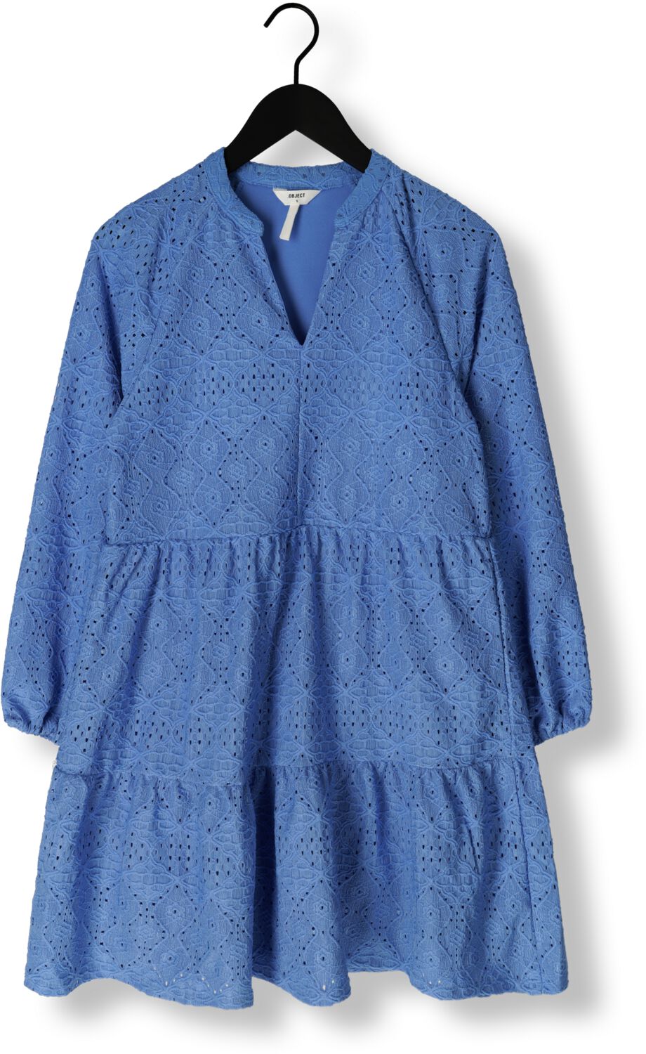 OBJECT Dames Jurken Objfeodora Gia L s Dress Lichtblauw