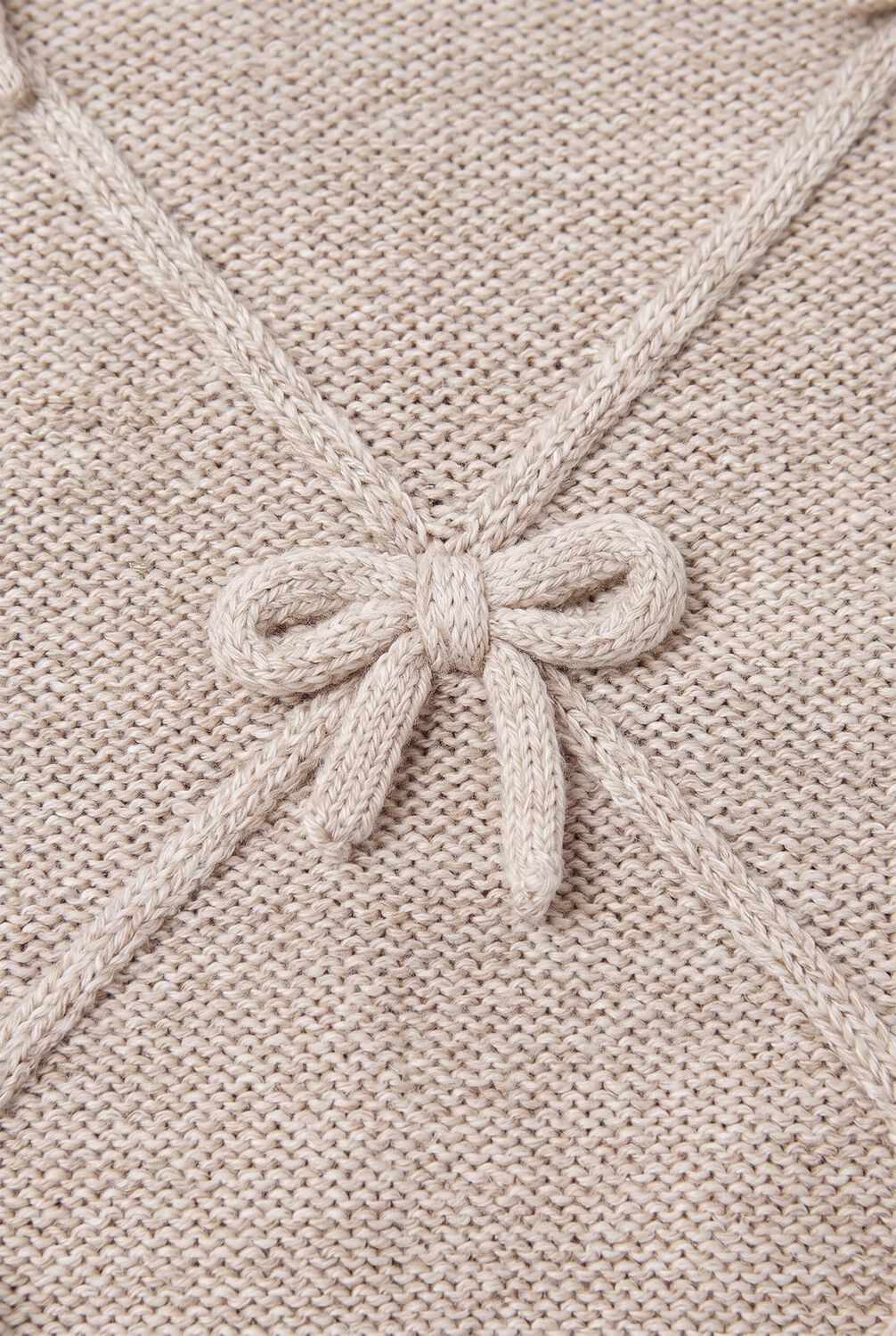 MAYORAL Meisjes Jurken Knit Dress With Bows Beige