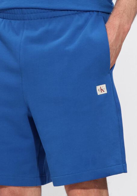 Blauwe CALVIN KLEIN Korte broek EU 350TERRY BADGE SHORT - large