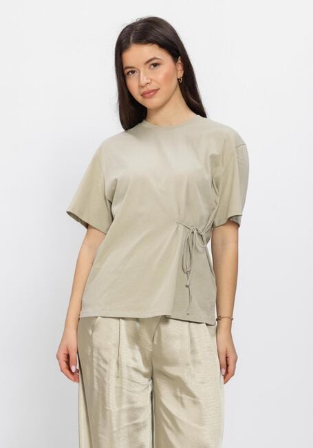 Beige EDITED Tops & T-shirts RENA T-SHIRT - large