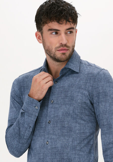 Blauwe BOSS Casual overhemd P-HANK-KENT-214 - large