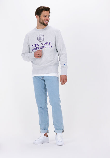 Lichtgrijze CHAMPION Sweater CREWNECK SWEATSHIRT - large