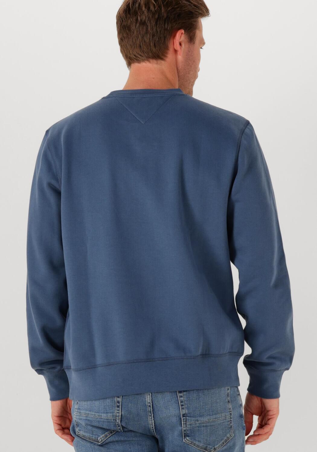 TOMMY HILFIGER Heren Truien & Vesten Ess Seasonal Fleece Crewneck Blauw