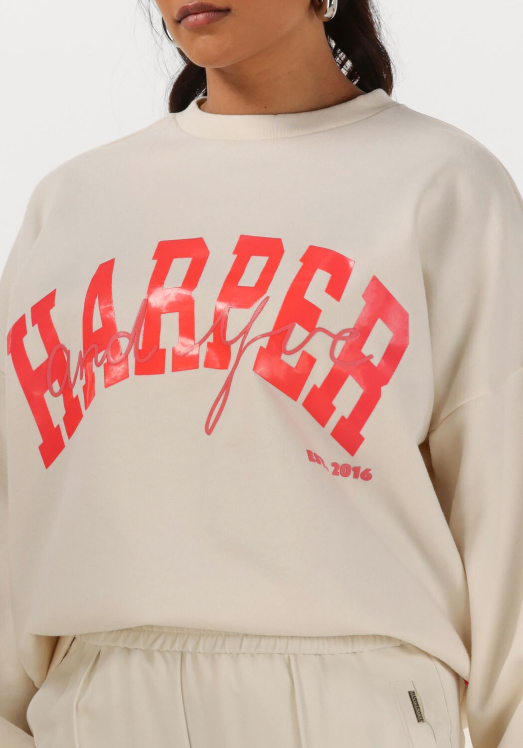 HARPER & YVE Dames Truien & Vesten Lakaan-sw Creme