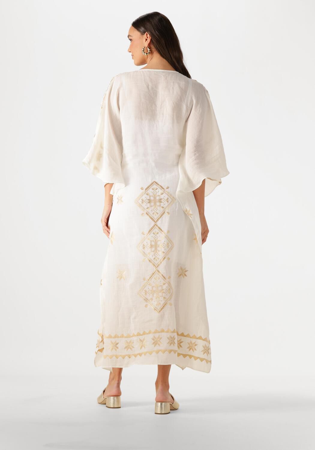 GREEK ARCHAIC KORI Dames Jurken 430511 Beige