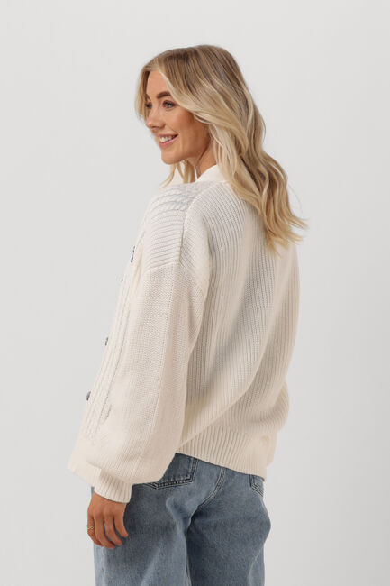 Witte TOMMY JEANS Vest TJW BADGE CARDIGAN - large