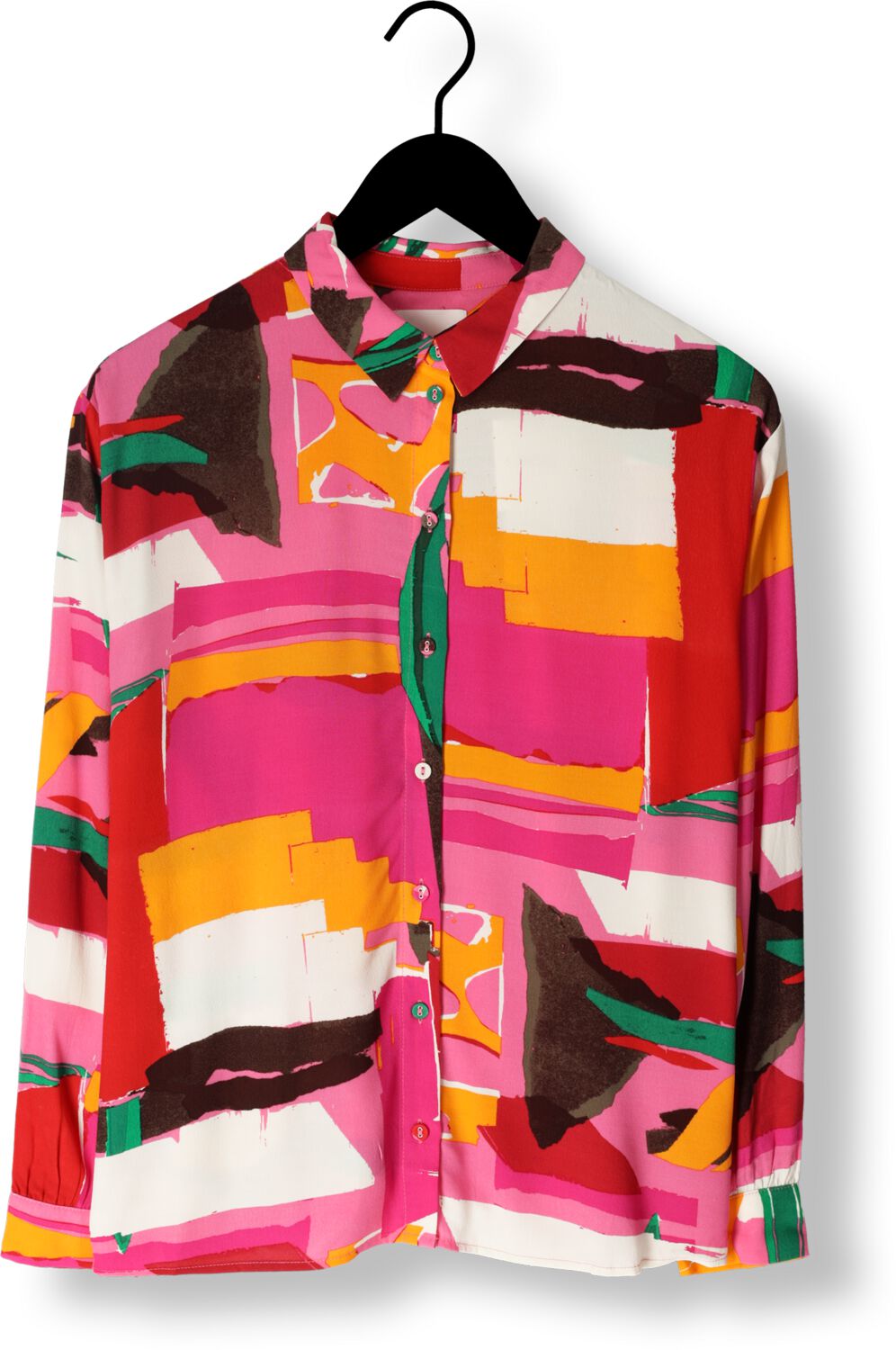 POM AMSTERDAM Dames Blouses Milly Cape Town Blouse Roze