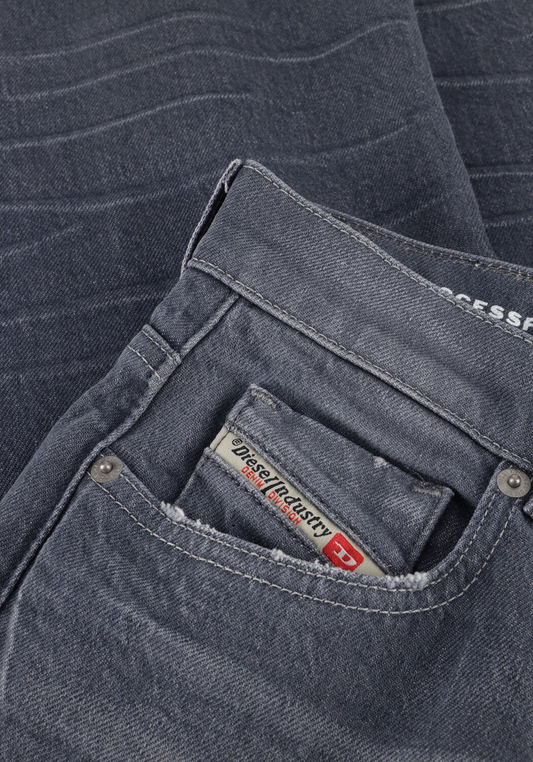 Grijze DIESEL Wide jeans 1978 D-AKEMI - large