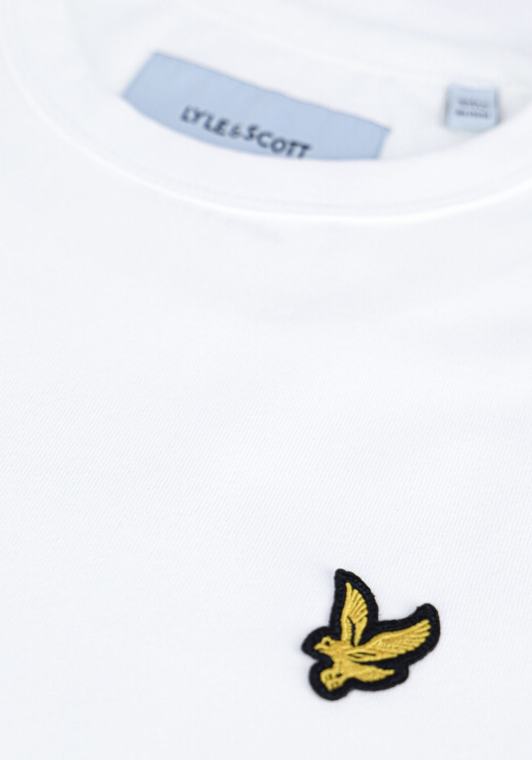 Witte LYLE & SCOTT Mini jurk T-SHIRT DRESS - large