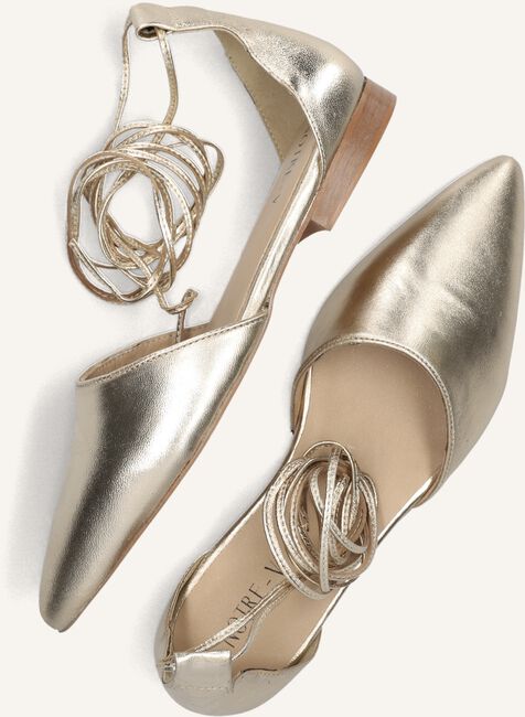 Gouden NOTRE-V Platte sandalen VK1114 Gouden NOTRE-V Platte sandalen VK1114 - large