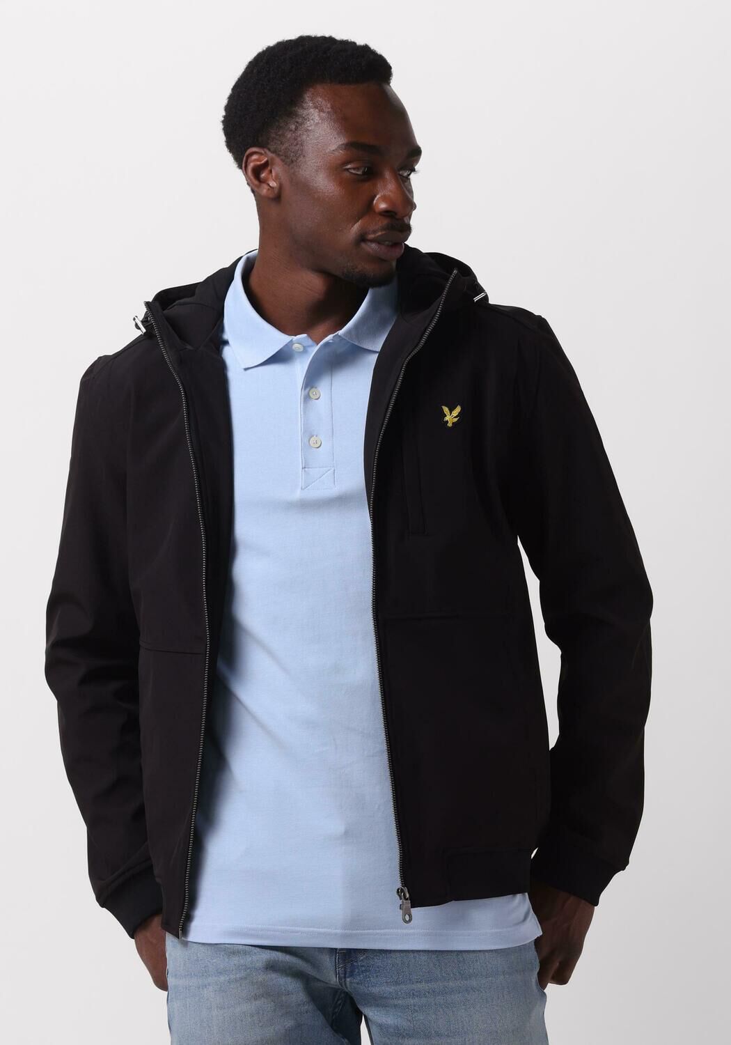 LYLE & SCOTT Heren Jassen Softshell Jacket Zwart