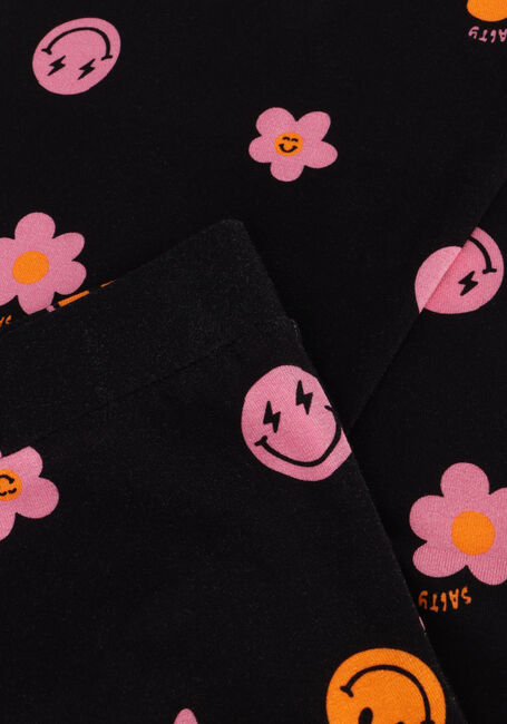 Paarse Salty Stitch Flared broek SALTY SMILEY FLARED LEGGING - large