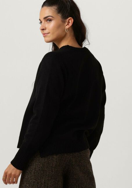 Zwarte CO'COUTURE Trui MERO O KNIT - large