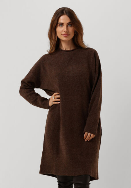 Bruine CIRCLE OF TRUST Midi jurk LIZE DRESS - large