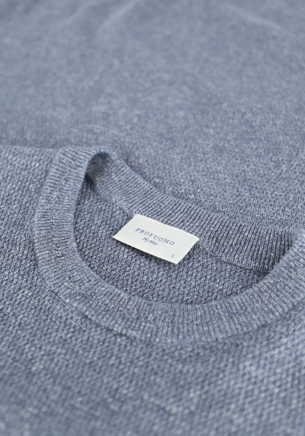 Lichtblauwe PROFUOMO Trui JEWELL - large