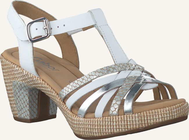 Witte GABOR Platte sandalen 736 Witte GABOR Platte sandalen 736 - large