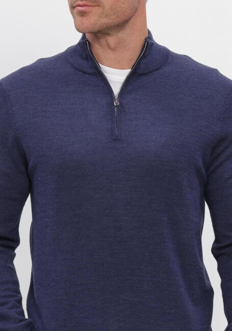 Donkerblauwe PROFUOMO Trui EXTRAFINE MERINO - large