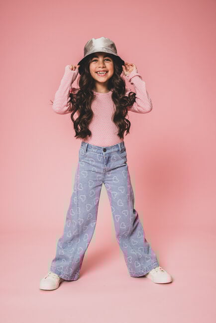 Lichtblauwe LOOXS Little Wide jeans 2501-7604 Lichtblauwe LOOXS Little Wide jeans 2501-7604 - large