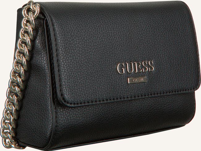 Zwarte GUESS Schoudertas ALMA MINI CROSSBODY FLAP Zwarte GUESS Schoudertas ALMA MINI CROSSBODY FLAP - large