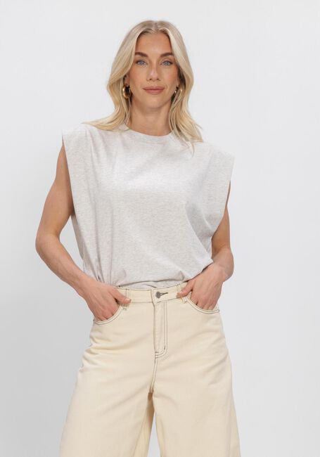 Grijze CATWALK JUNKIE Tops & T-shirts FOLDED SHOULDER SINGLET - large