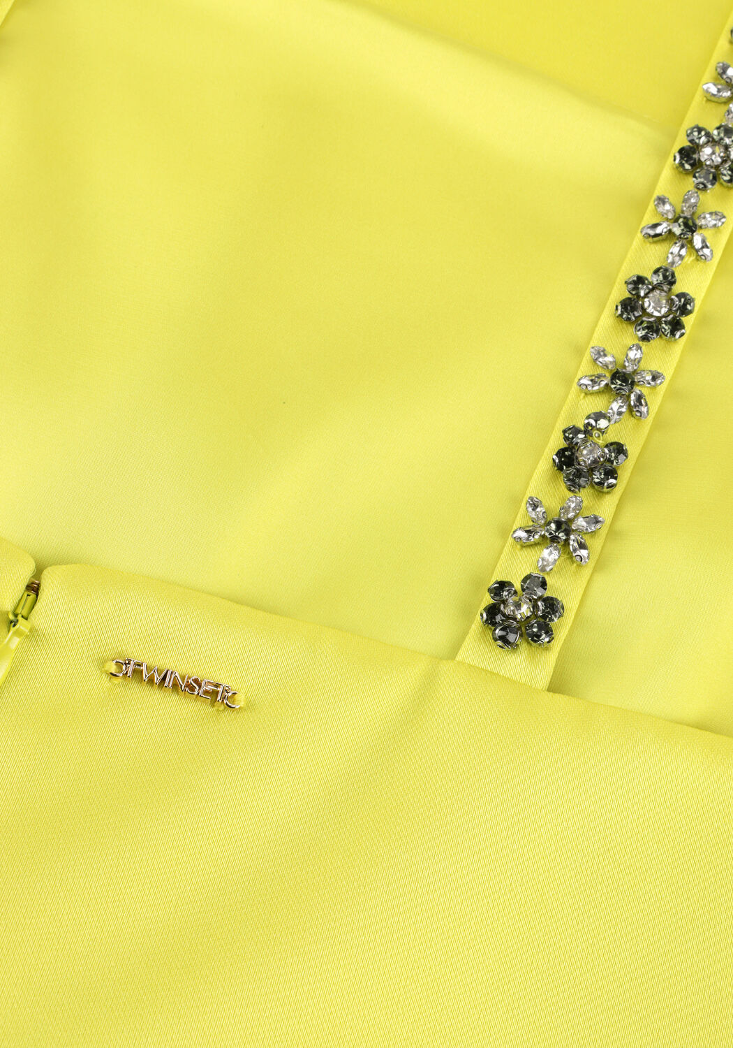 Gele TWINSET MILANO Mini jurk 261TP2411 - large