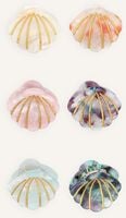 Multi Mimi & Lula Haaraccessoires MINI SHELL CLAW CLIPS - medium