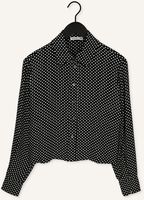 Zwarte VANILIA Blouses DOTTED SHORT SHIRT Zwarte VANILIA Blouses DOTTED SHORT SHIRT - medium