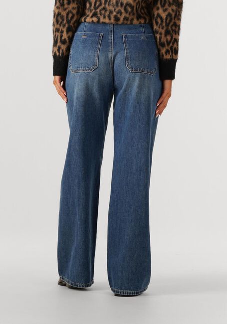 Blauwe WITHBLACK Wijde broek WBLMILA HW WIDE DENIM PANT - large