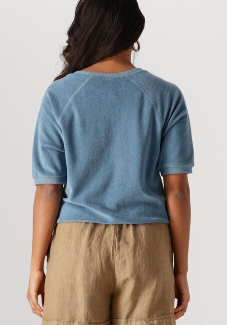 Blauwe BY-BAR Top NEVA SLUB TOP - large