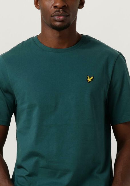 Donkergroene LYLE & SCOTT T-shirt PLAIN T-SHIRT - large