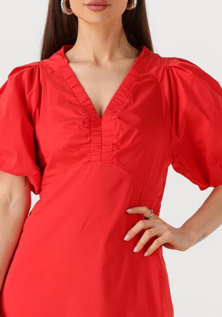 Rode NEO NOIR Maxi jurk ILLANA POPLIN DRESS - large