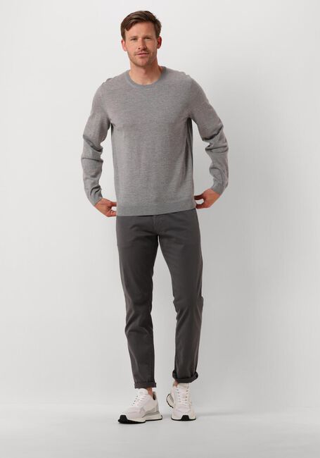 Grijze BOSS BLACK Trui LENO - large