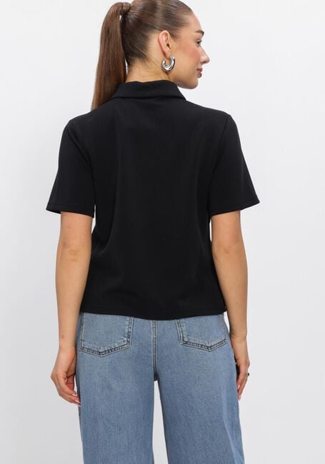 Zwarte MY ESSENTIAL WARDROBE Tops & T-shirts MWHELLE POLO TEE - large