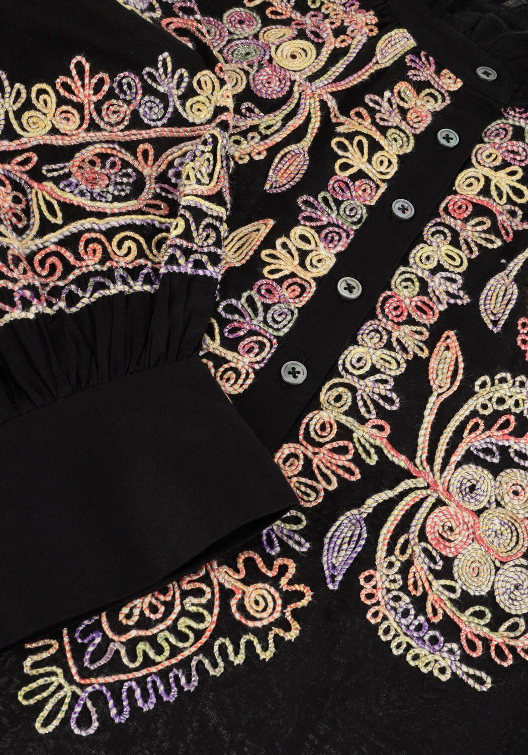 Zwarte ANTIK BATIK Blouses NEIL BLOUSE - large