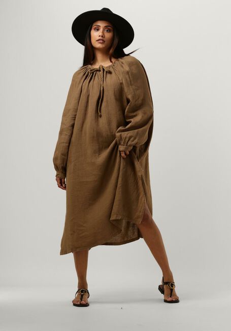 Bruine SEMICOUTURE Midi jurk CLARALIE - large