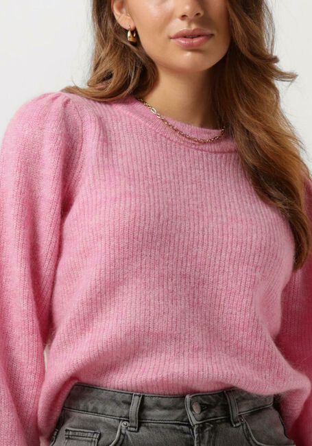 Roze SELECTED FEMME Trui SLFMOLA MIA LS KNIT O-NECK - large