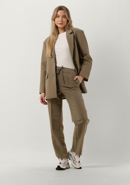 Khaki SELECTED FEMME Pantalon SLFVINNIE HW PANT W - large