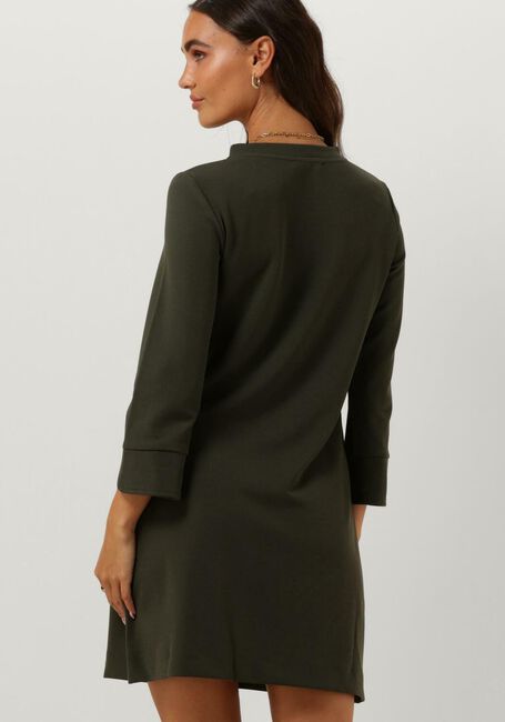 Donkergroene ANA ALCAZAR Mini jurk DRESS LEO BUCKLE - large