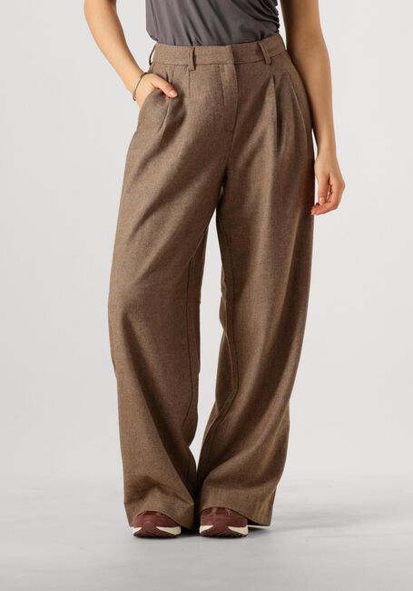 Bruine MSCH COPENHAGEN Pantalon MSCHJENNABELLA HW PANTS - large