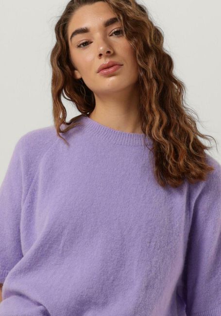 Paarse 10DAYS Trui SHORTSLEEVE SWEATER SOFT KNIT - large