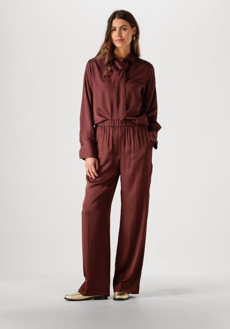 Bruine SECOND FEMALE Pantalon LIVO TROUSERS - large