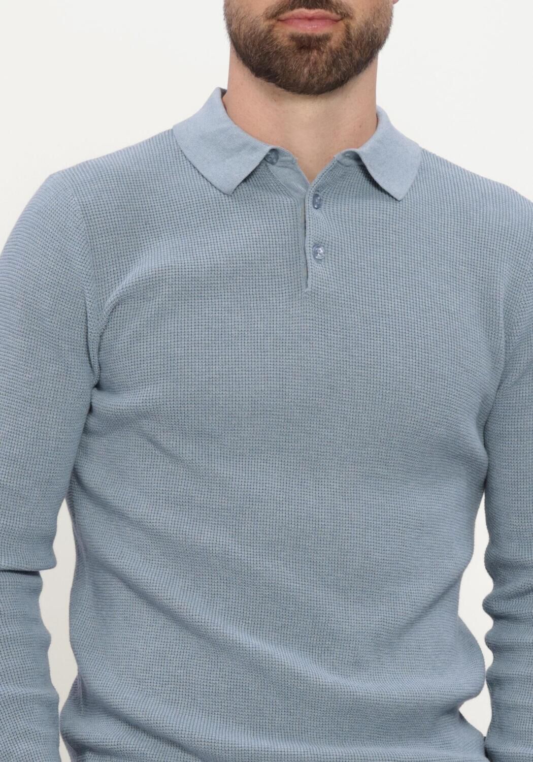 SAINT STEVE Heren Polo's & T-shirts Sander-s Lichtblauw