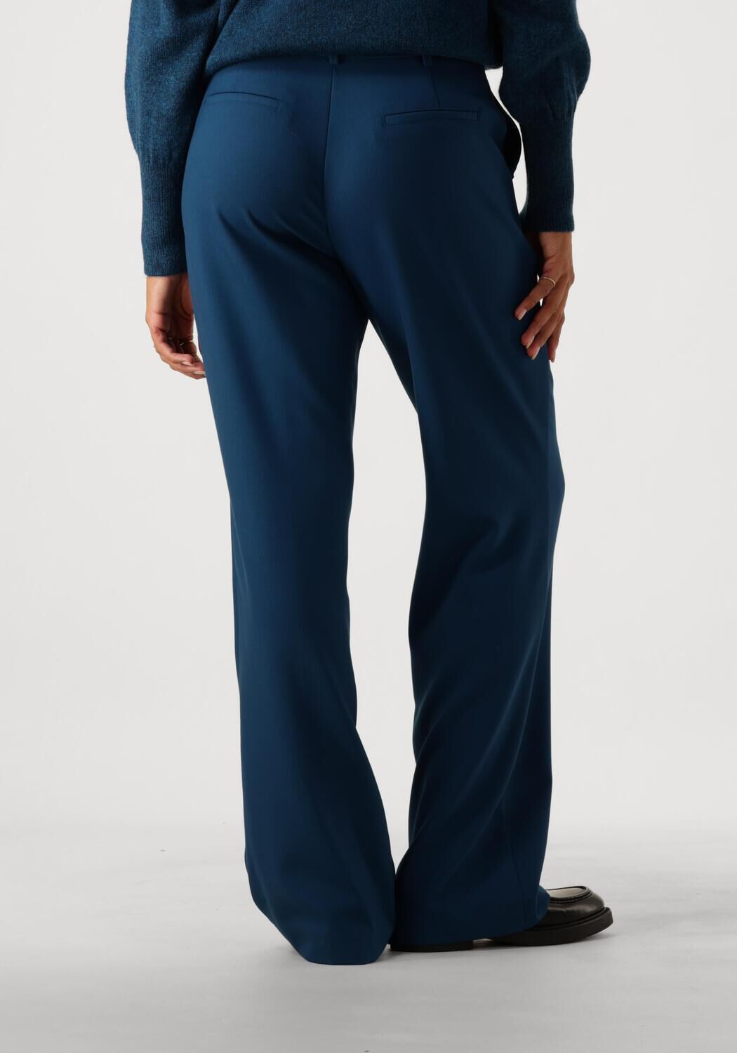 JANSEN AMSTERDAM Dames Broeken Broek Aura Wq417 Blauw