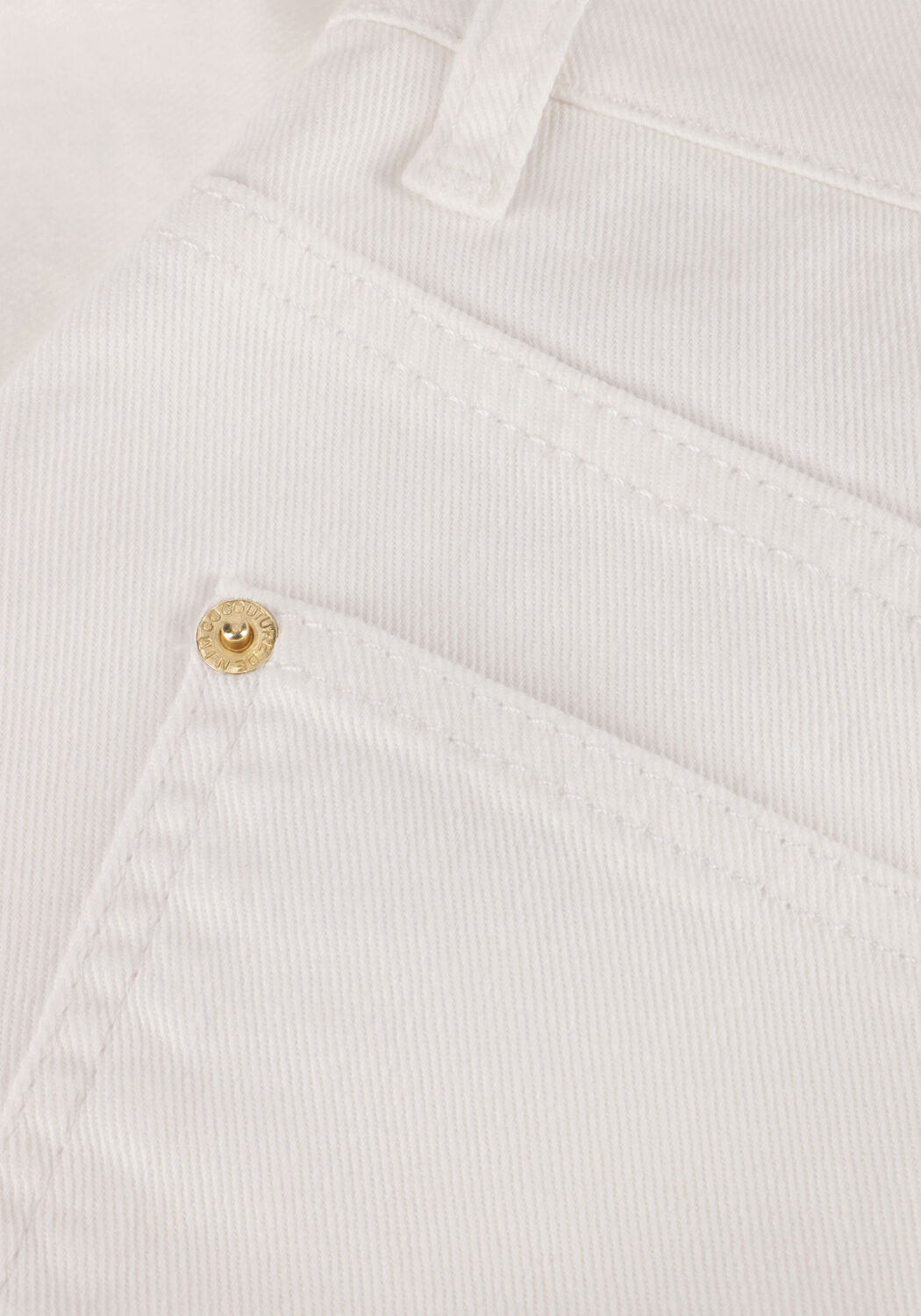 Witte CO'COUTURE Flared jeans DORY WHITE LONG JEANS - large