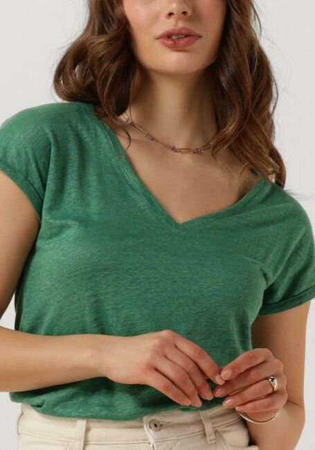 Groene BY-BAR Top MOMI LINEN TOP - large