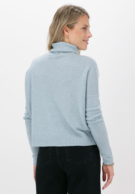 Lichtblauwe KNIT-TED Coltrui LOIS PULLOVER - large