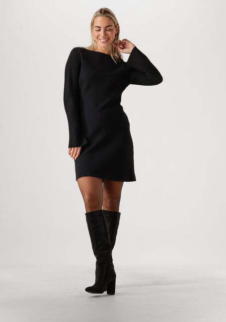 Zwarte ENVII Mini jurk ENELBA LS DRESS 7195 - large