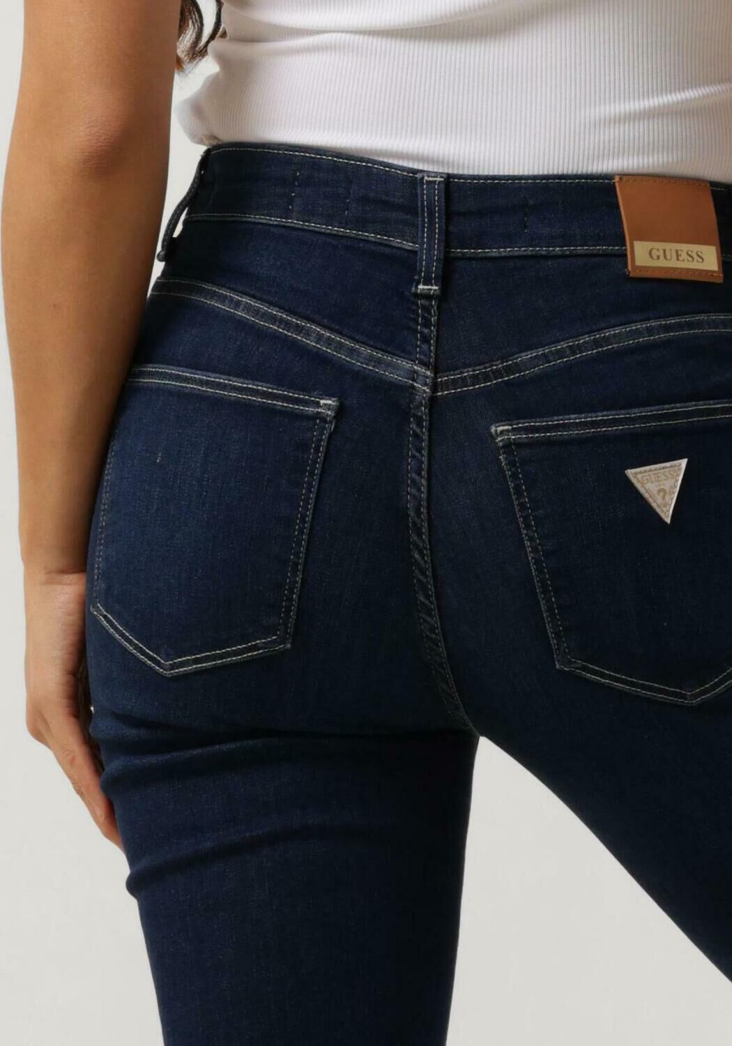 GUESS Dames Jeans Sexy Boot Donkerblauw