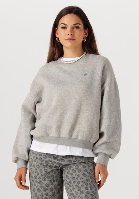 Grijze BY-BAR Trui BIBI LUCKY CURVE SWEATER - large